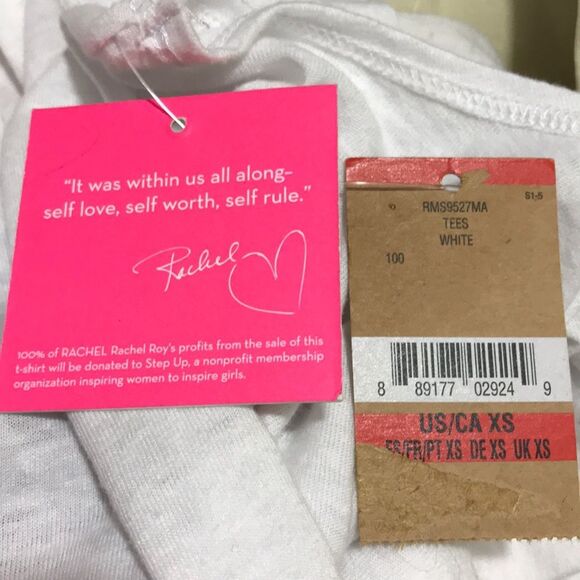 Rachel Roy Self Rule Women’s White Twisted Back Tank Top Size XS - Picture 4 of 4